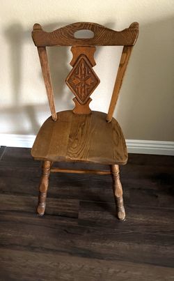 1- Antique Wood Chair - great condition