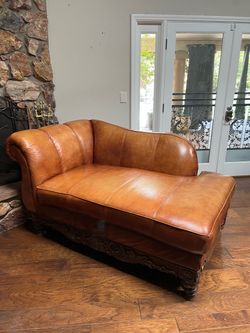 Two Leather Sofas