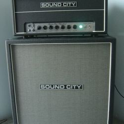 SOUND CITY Master One Hundred w/ SC 4×12 FANE Speaker Cabinet
