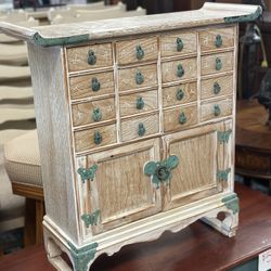 Wood Organizer With Butterfly Hardware 