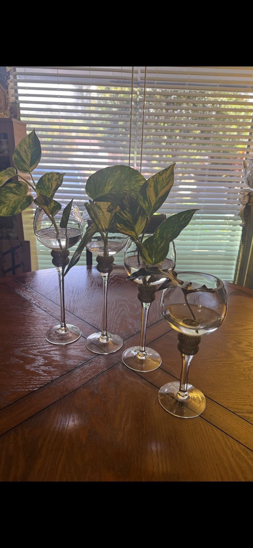 Glass Table Decor