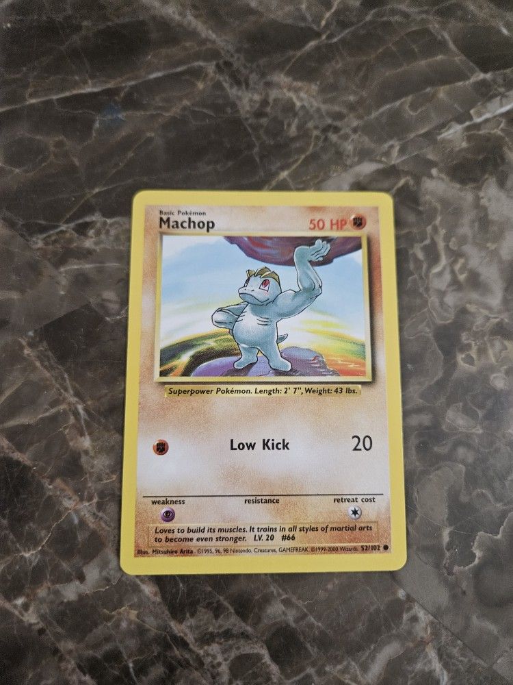 Pokemon Machop 52/102