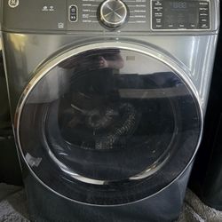 GE ENERGY STAR 7.8 cu. ft. Capacity Smart Front Load Electric Dryer with Sanitize Cycle