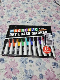 Magnetic dry erase markers