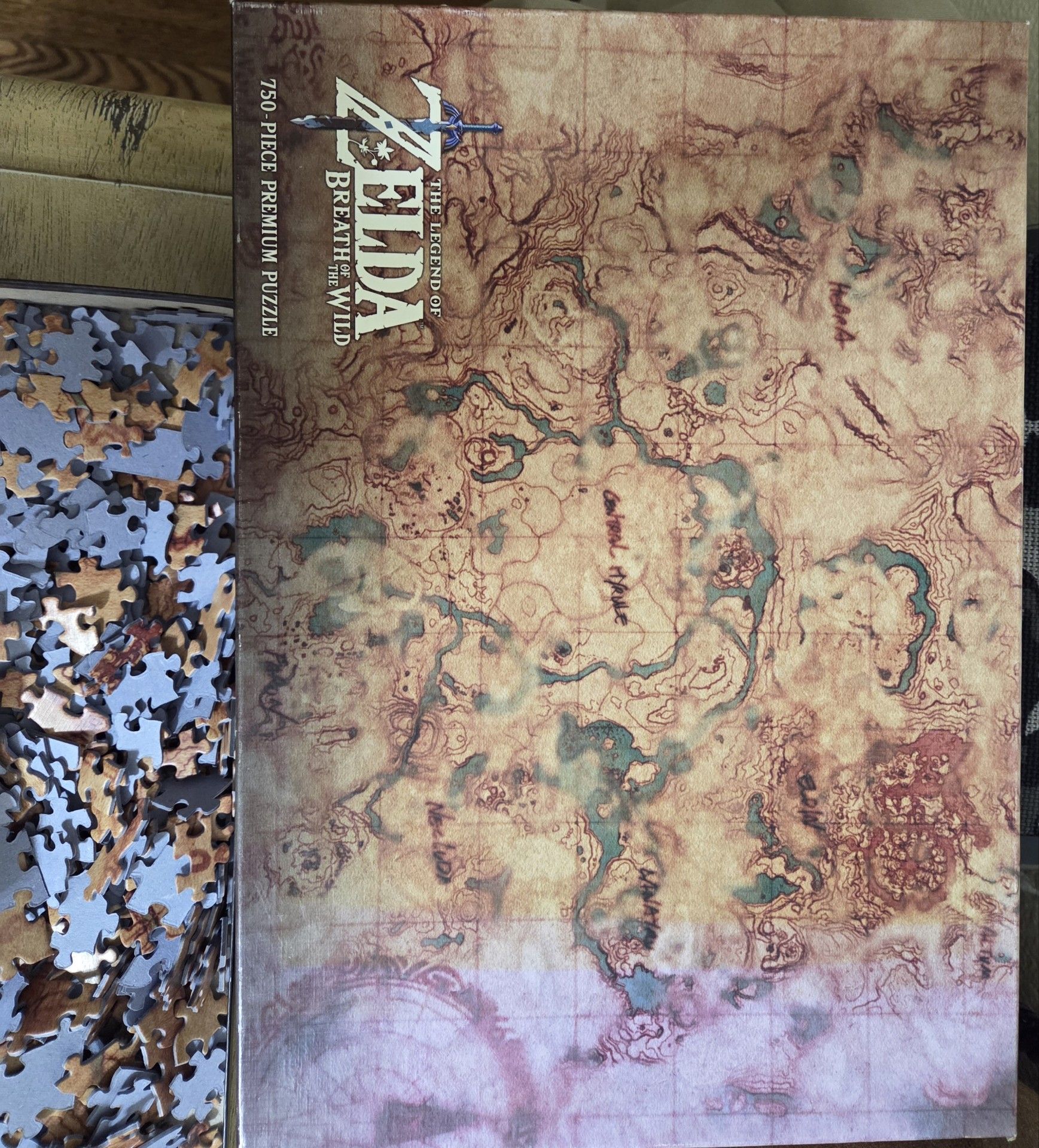 The Legend Of Zelda Breath of the Wild "HyruleWorld Map"