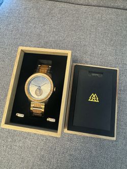 Original grain tequila barrel watch- new