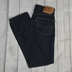 Levis 501 Dark Wash Jeans 28x30