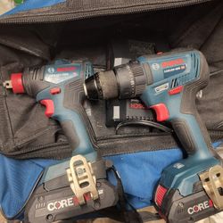 Bosch Impact Driver And Drill Set 18v