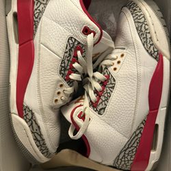Jordan 3 Cardinal Red Size 9