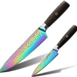Custom Japanese Titanium Knife Set