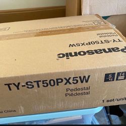 NEW In Box panasonic ty-st50px5w pedestal For Plasma Tv. TV not included 