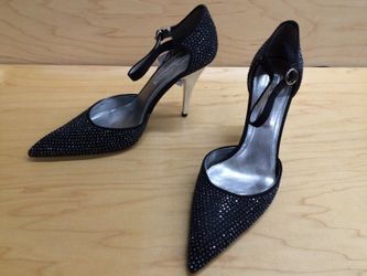 NEW Via Spiga Italian designer crystal heels, sz 8, $375