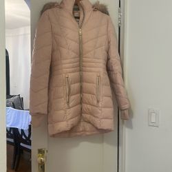 Michael Kors Pink Bubble Jacket Pink Small