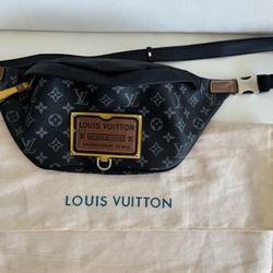 LOUIS VUITTON MEN DISCOVERY BAG ECLIPSE GRAY BLACK