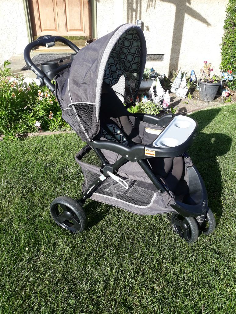 Double and single strollers