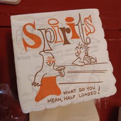 Vintage Spirits Cocktail Napkins Bundle 1966