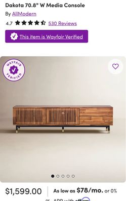 70 inch media console