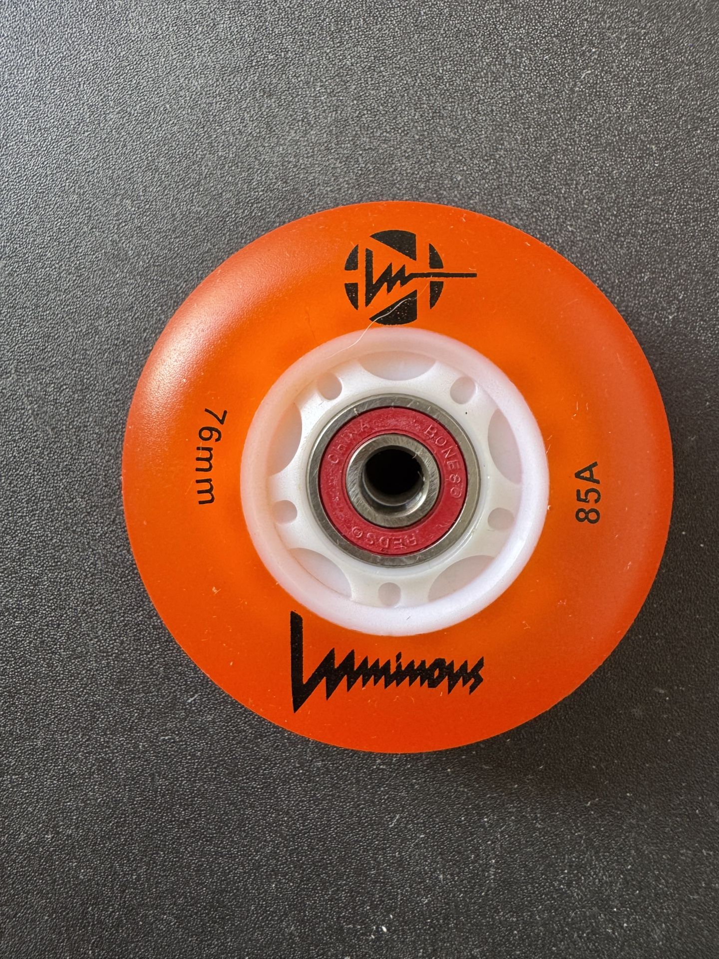 Luminous LED INLINE WHEELS - ORANGE Rollerblade