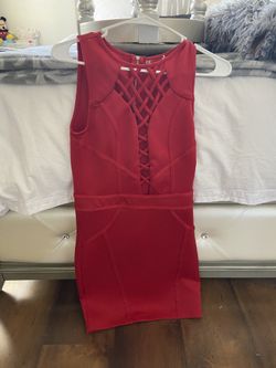 red dress