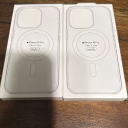 I Phone 16 Pro Clear Case Mag Safe Brand New
