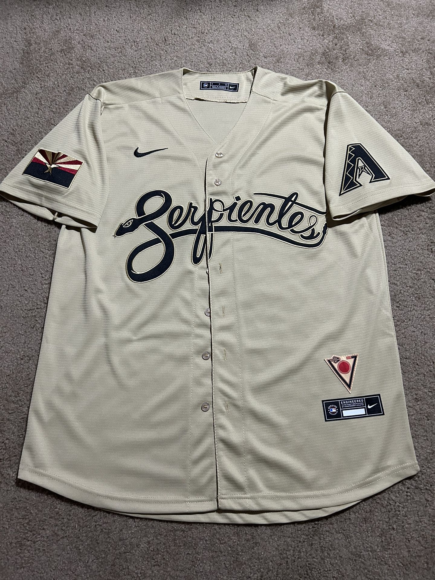 Arizona Diamondbacks 'Serpientes' CityConnect Baseball Jersey for