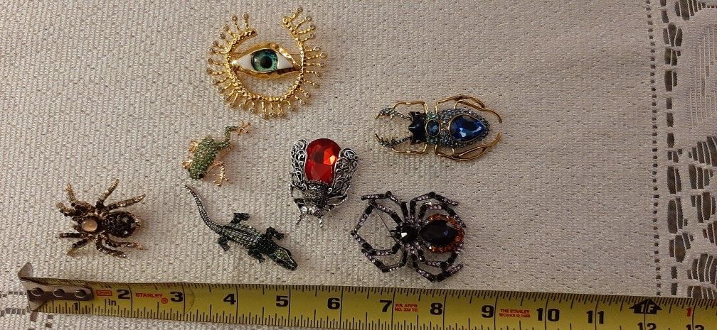 Insect shaped brooches $10 each