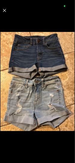 Aeropostale size 00 High Rise Midi Jean Shortsss
