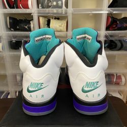 Jordan 5 Fresh Prince Grapes With Laces 