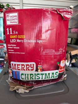 Merry Xmas inflatable