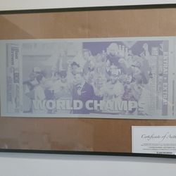 Press Plate 2011 World Series