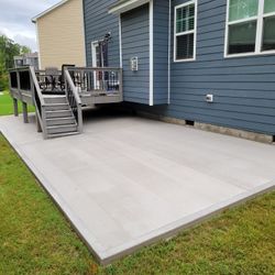 Concrete & fence 