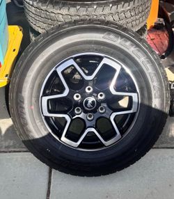 5 Brand new 2026 Bronco Wheels and tires