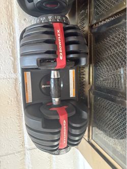 Bow flex adjustable dumbbells