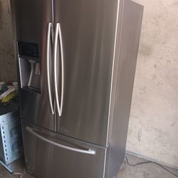 French Door Refrigerator Stainless 