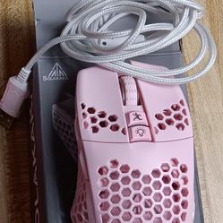SOLAKAKA SM900 Pink Wired Gaming Mouse