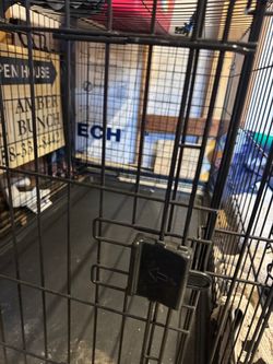Two dog crates