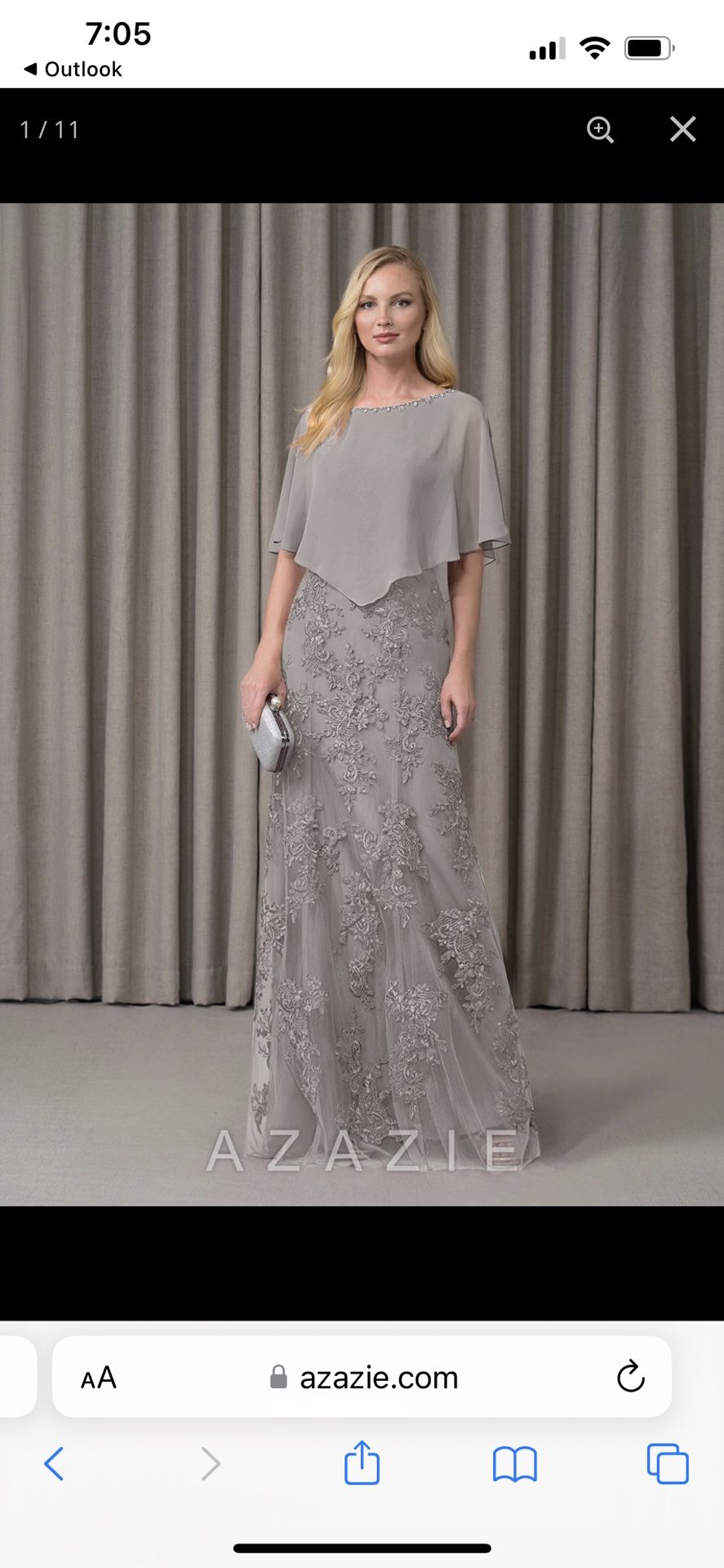 AZAZIE WHILHELMINA MOTHER OF THE BRIDE DRESS