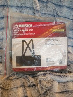Husky Back Support Belt Large New