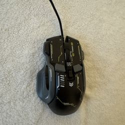 Gaming mouse with multiple side buttons
