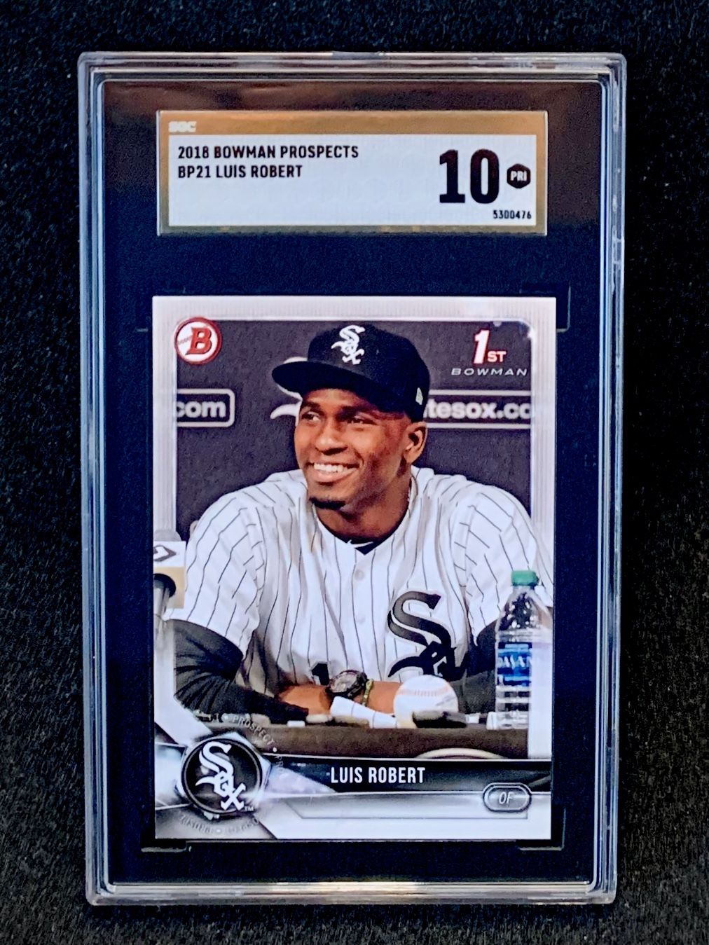2018 Bowman Luis Robert Rookie SGC 10 Gold Label Pristine
