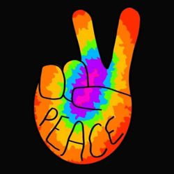 Painted Peace Sign