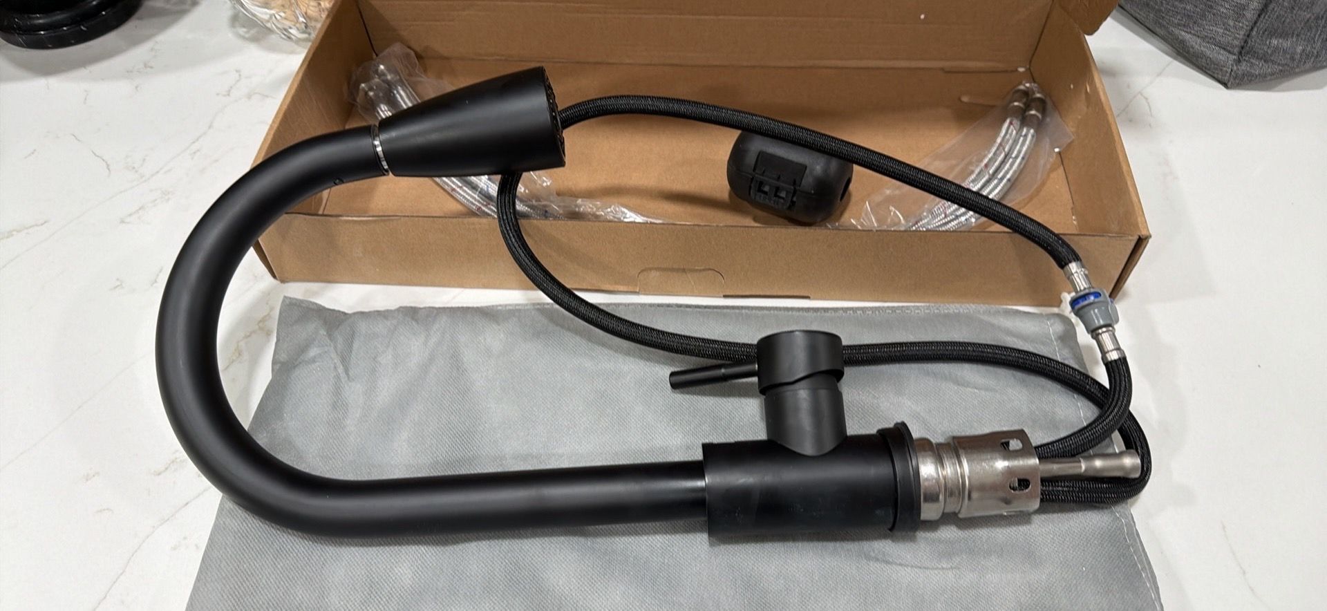 Black kitchen faucet $45