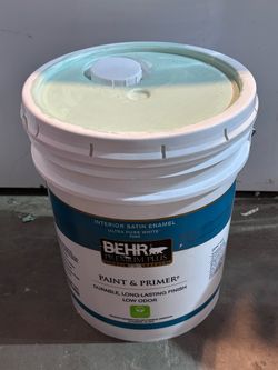 5 Gallon Paint Light Sage Green / Verde Salvia Claro Behr Premium Plus Interior Satin