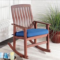 Wood Rocking Chair, Brown Finish, New in Box