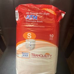 All Through The Night Disposable Briefs (Small)