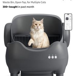 KITPLUS Automatic Self-Cleaning Litter Box - App Control & Odor-Free