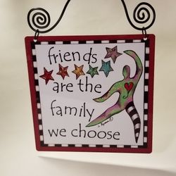 Hanging Metal Art Sign