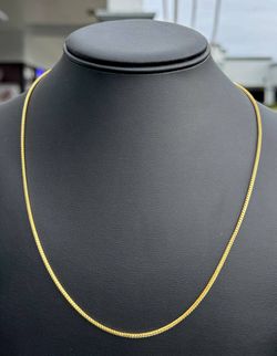 New Jewelry 14k yellow gold Franco necklace chain 20" 1.60mm width