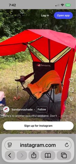 Bandanna Sun Shade(Red)