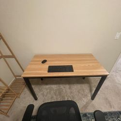 Office Chair and Desk